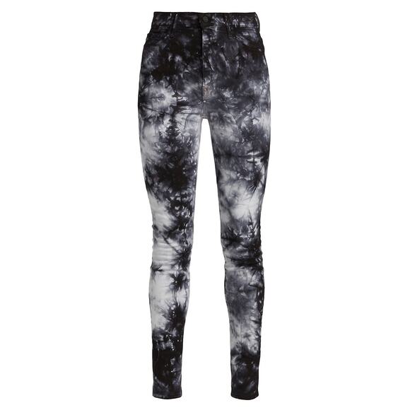 Mother NWOT The Super Swooner Tie-Dye Stretch Jeans Size 28 High Rise Slim Fit - Picture 3 of 12